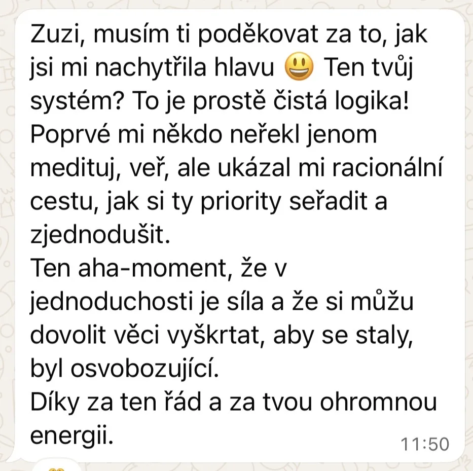 Zpětná vazba účastnice 4